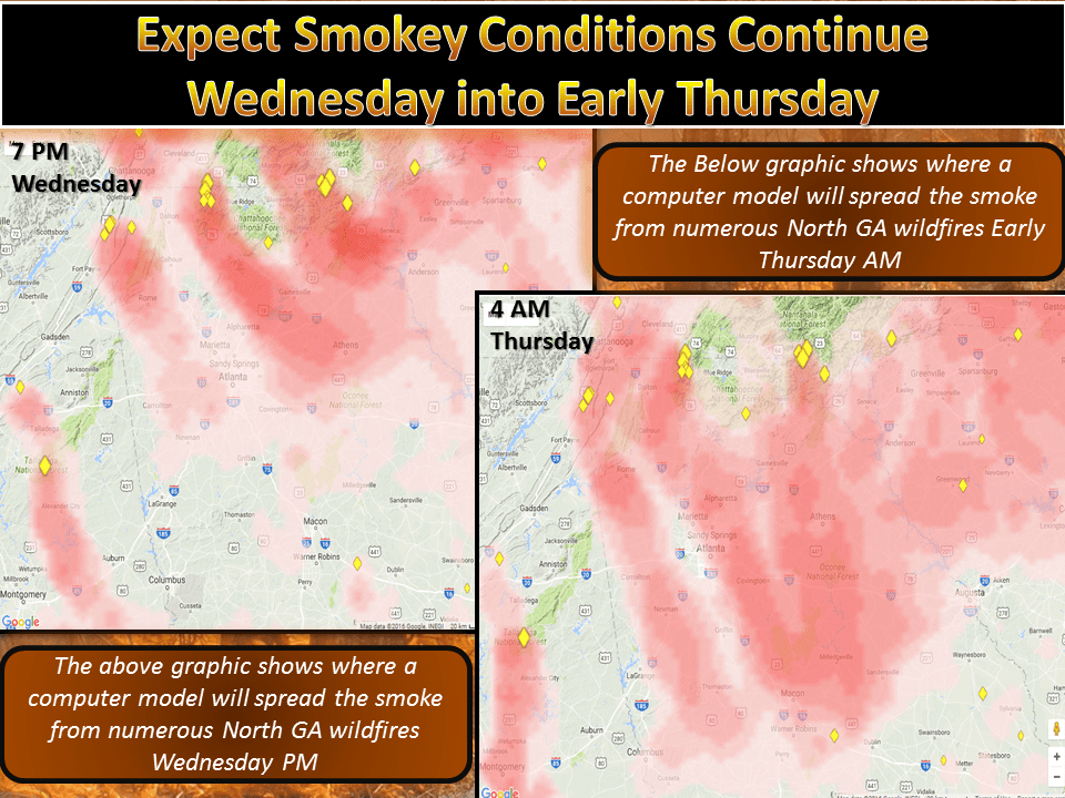 Smokey Conditions Continue Into Early Thursday