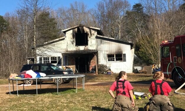 Skitts Mountain Home Damaged By Fire Thursday