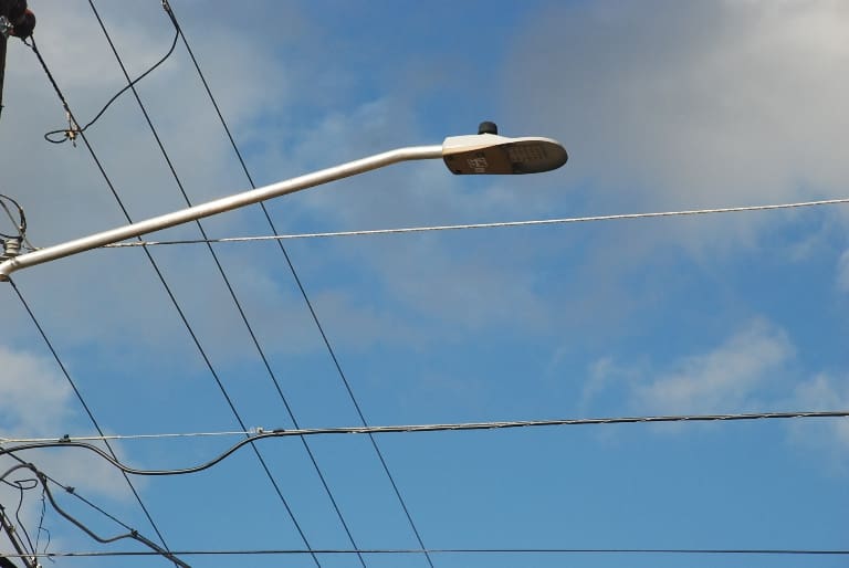 grey fringed lampshade