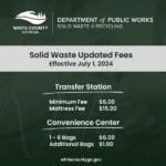 New Fees In Place For Solid Waste Disposal In White County